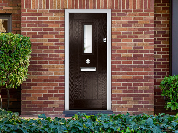 Ivy Black Graphite Traditional Forte Door